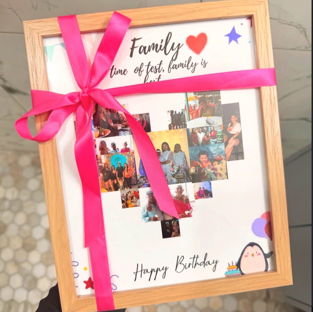 Birthday Photo Collage Frame