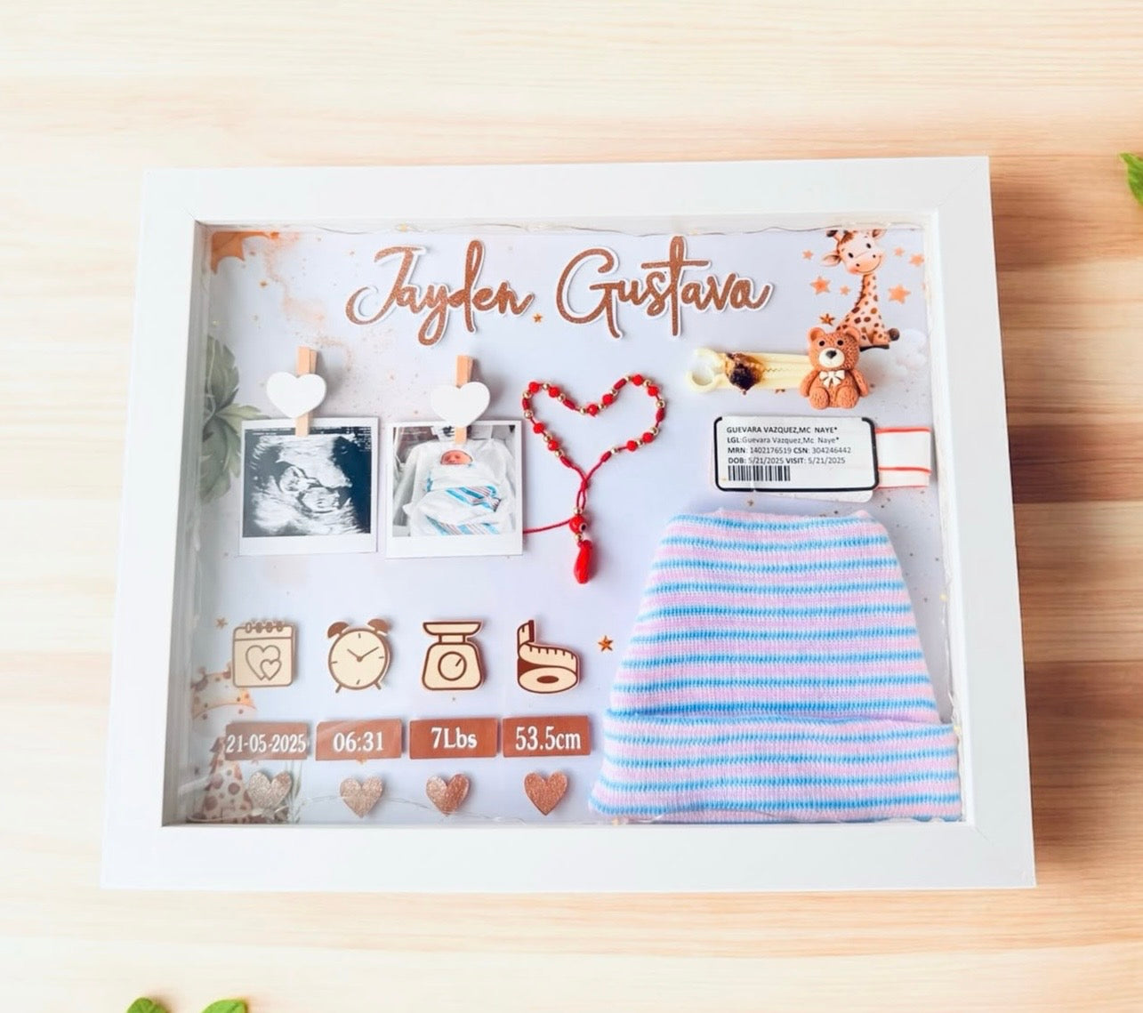 Newborn Keepsake Frame