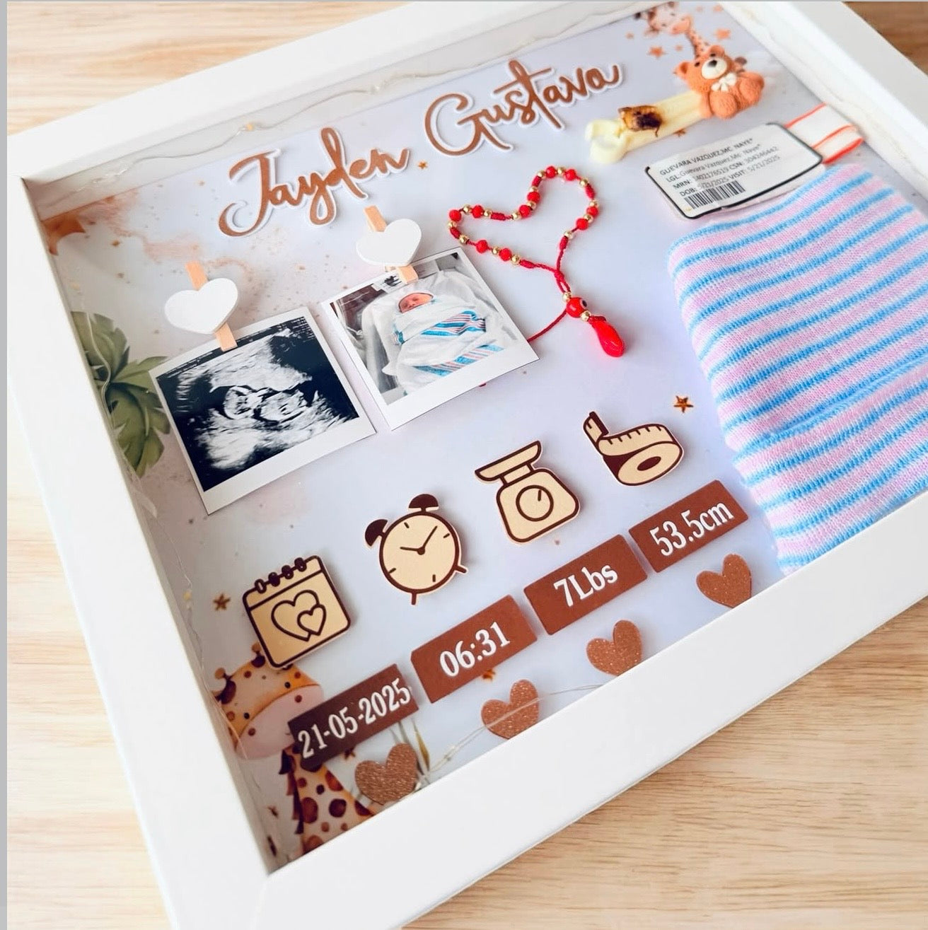 Newborn Keepsake Frame